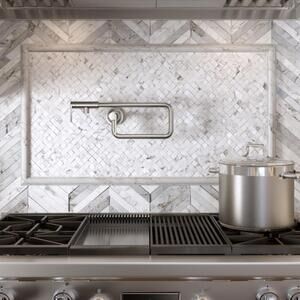 Kallista One™ Wall-Mount Kitchen Pot Filler - Brushed Nickel - MSRP $2,560 - NEW